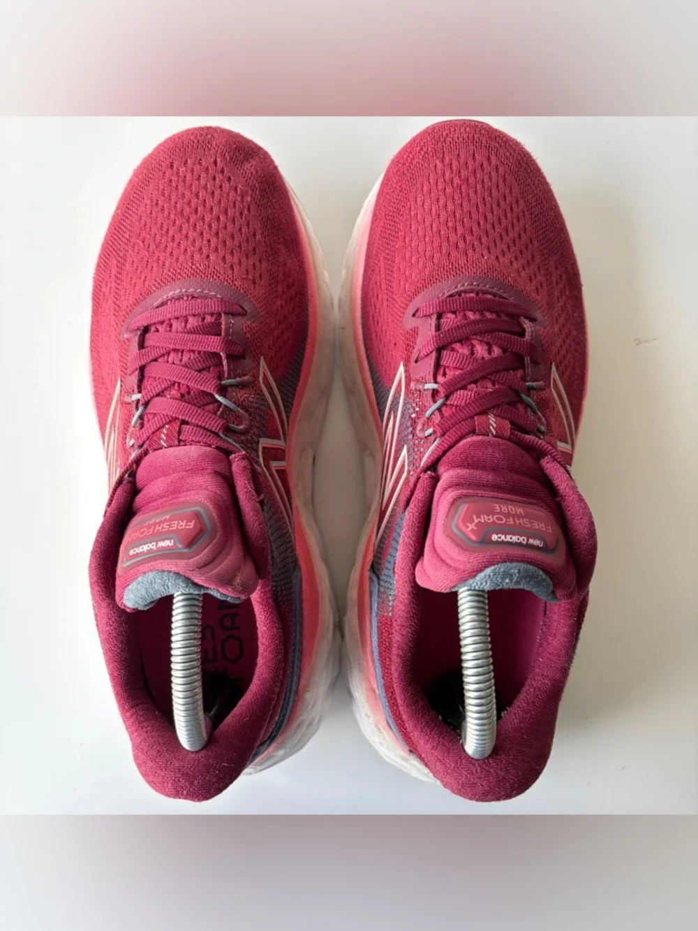 New Balance Women's Maroon and Pink Running Shoes